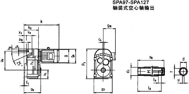 SPA97-SPA127SbʽSݔʽbγߴ